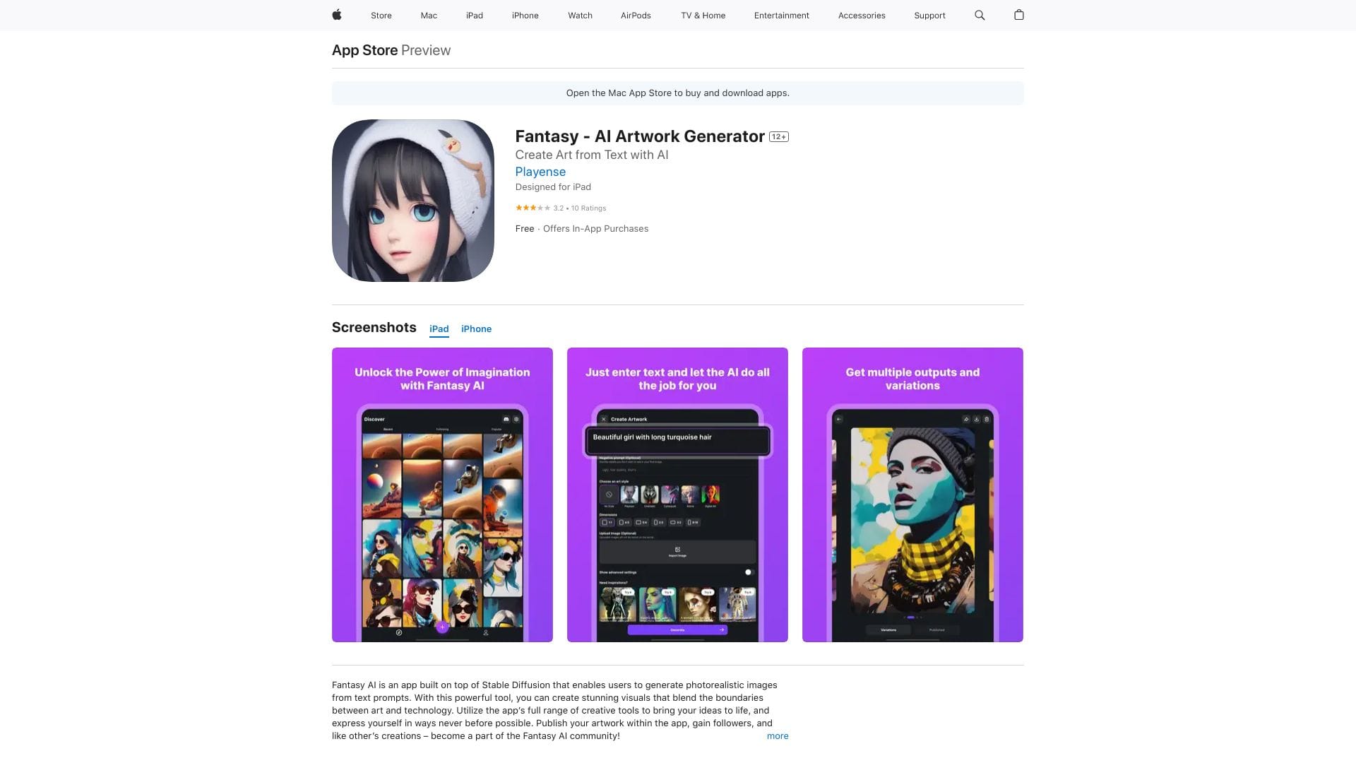Fantasy AI Artwork Generator logo