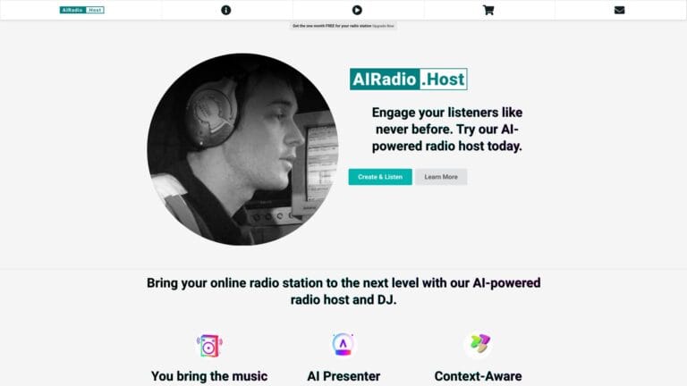 Free AIradio.host AI Tool Review