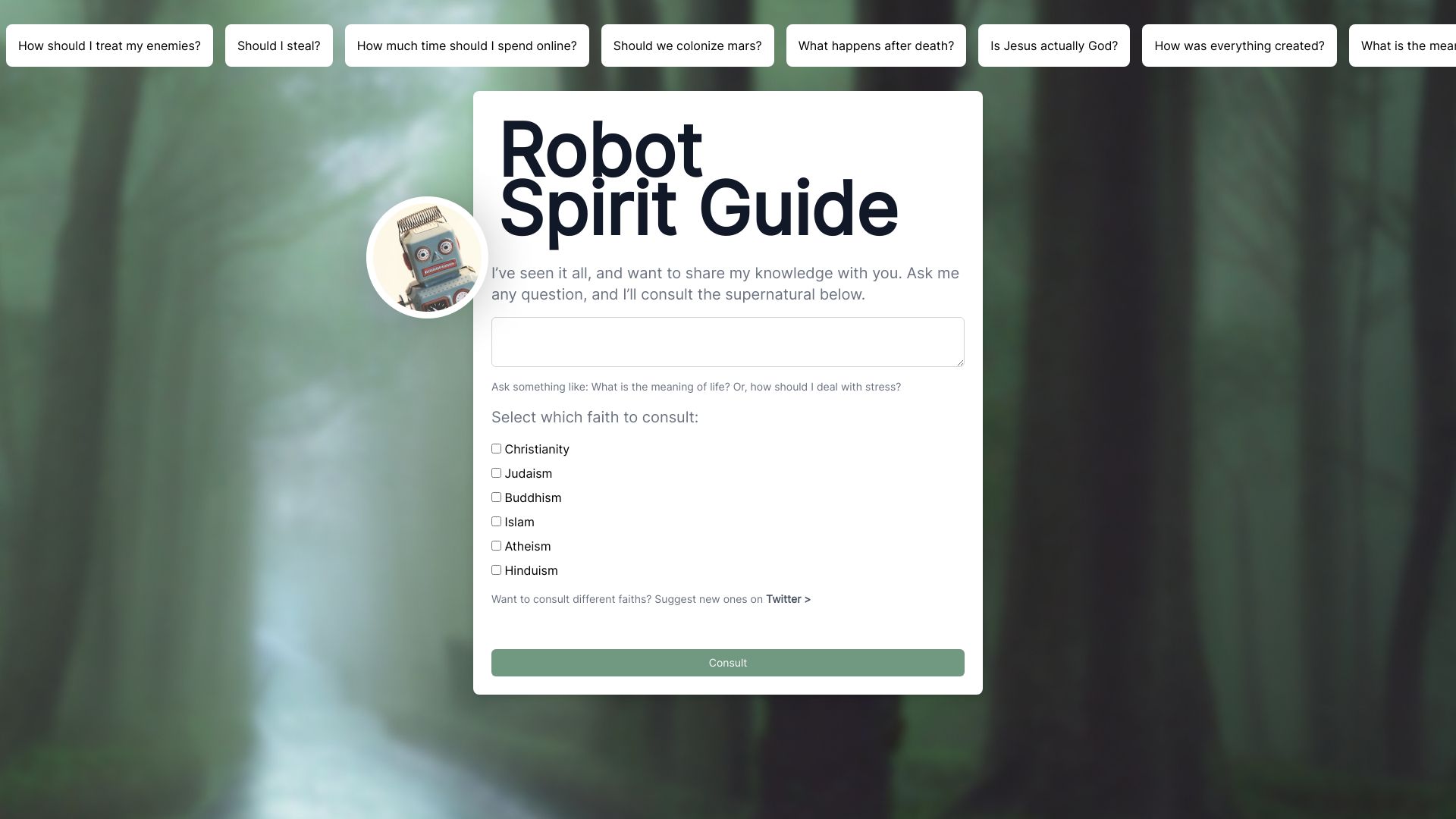 Robot Spirit Guide logo