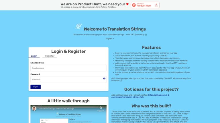 Trending Translation Strings AI Tool Review
