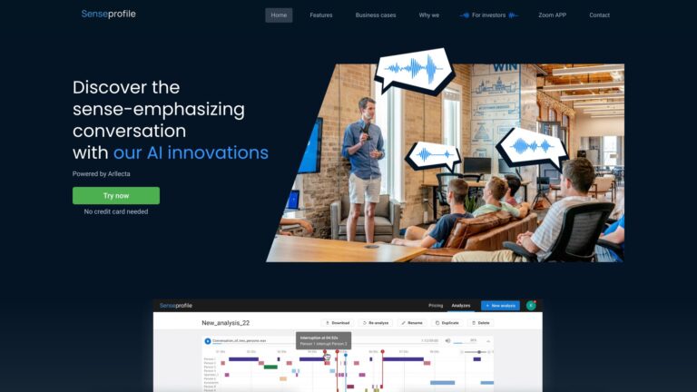 Trending Senseprofile AI Tool Review