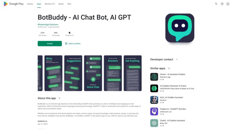 Innovative Botbuddy AI Tool Review