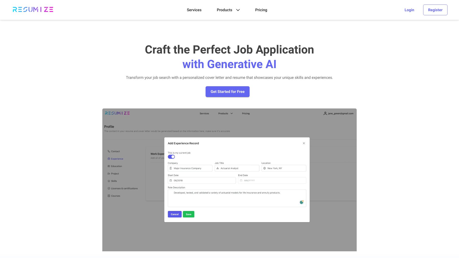 Resumize logo