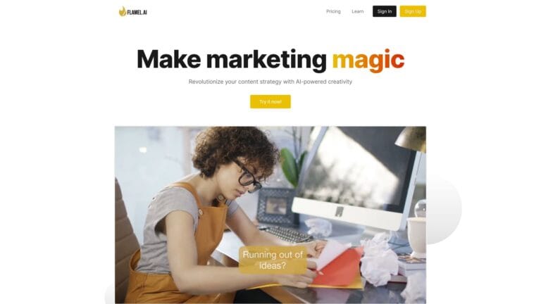 Popular Flamel.ai AI Tool Review