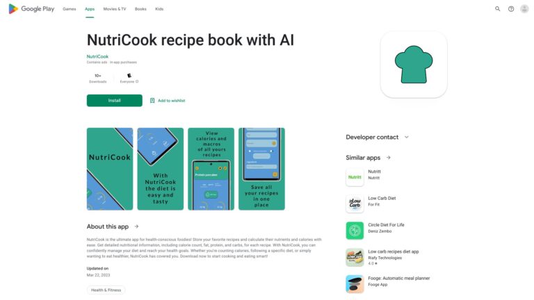 Best Nutricook Recipe Book With AI AI Tool Review