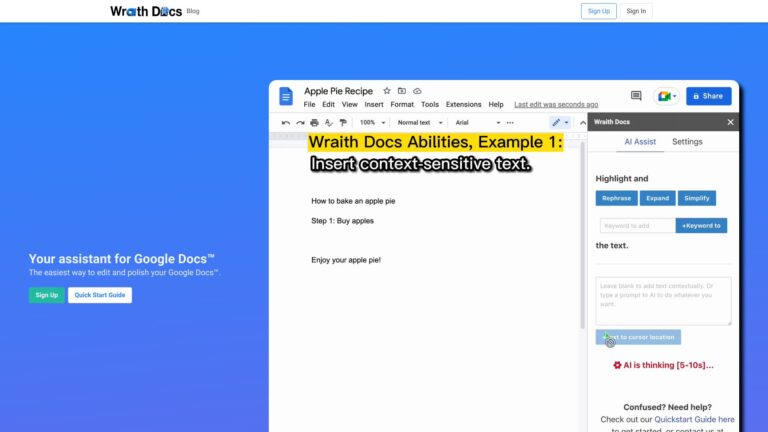 Free Wraith Docs AI Tool Review