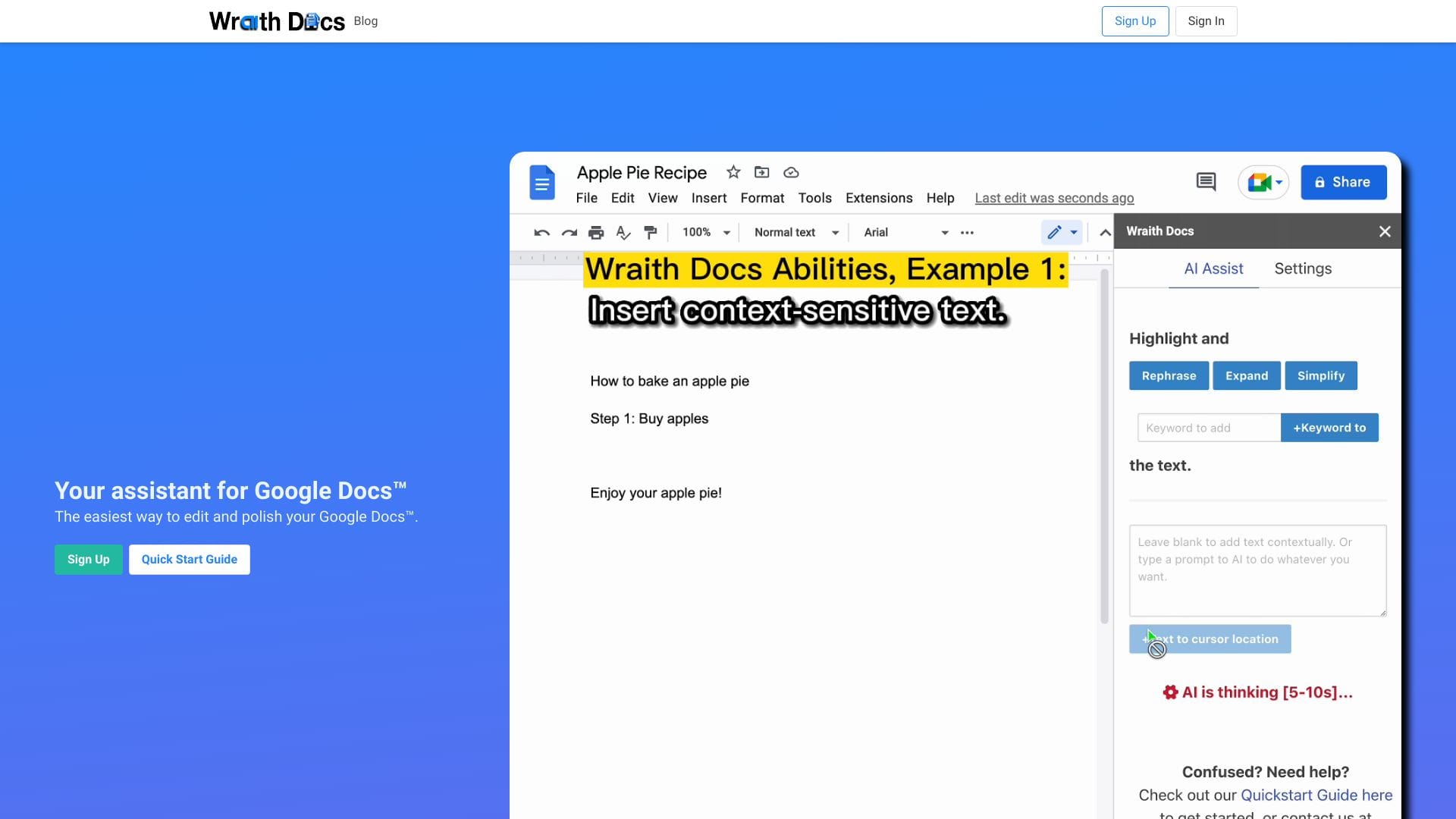 Wraith Docs logo