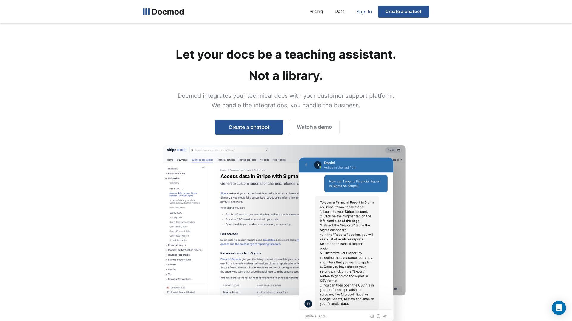 Docmod logo