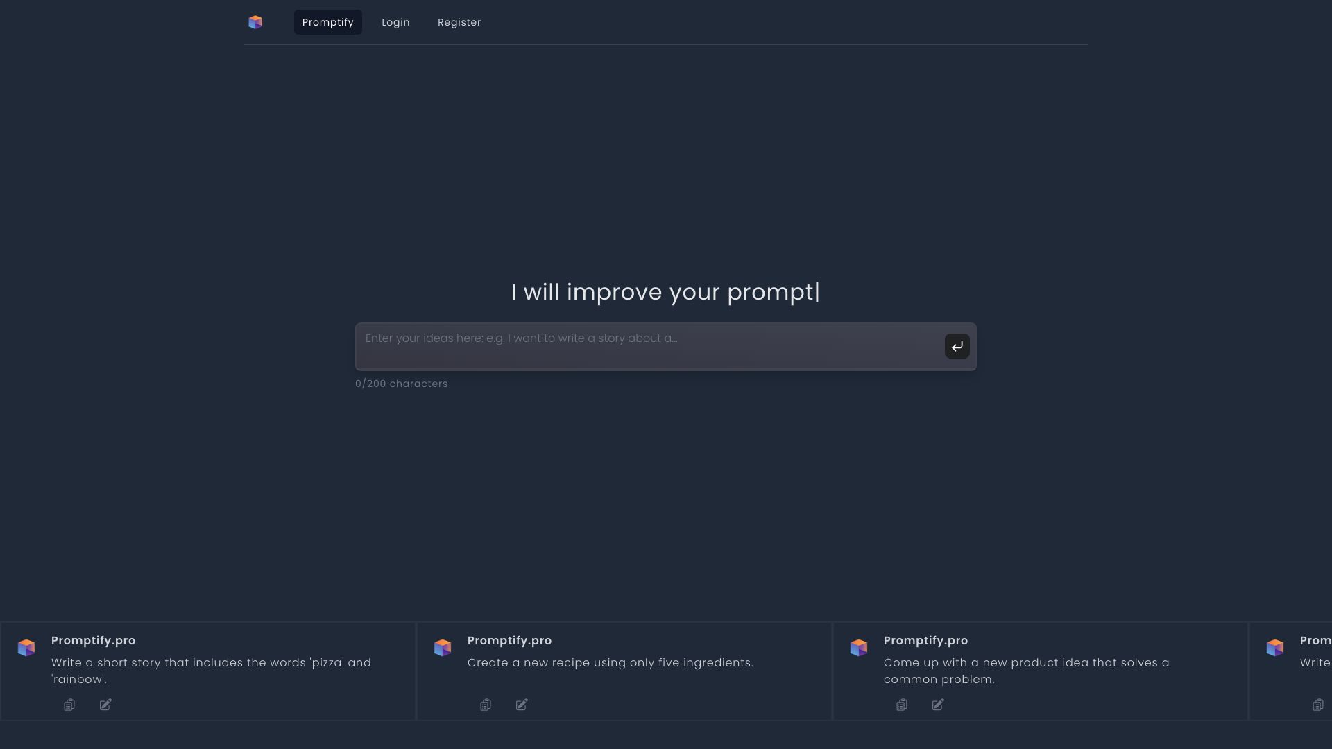 Promptify.pro logo