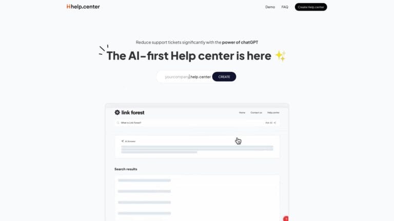 Popular Help.center AI Tool Review