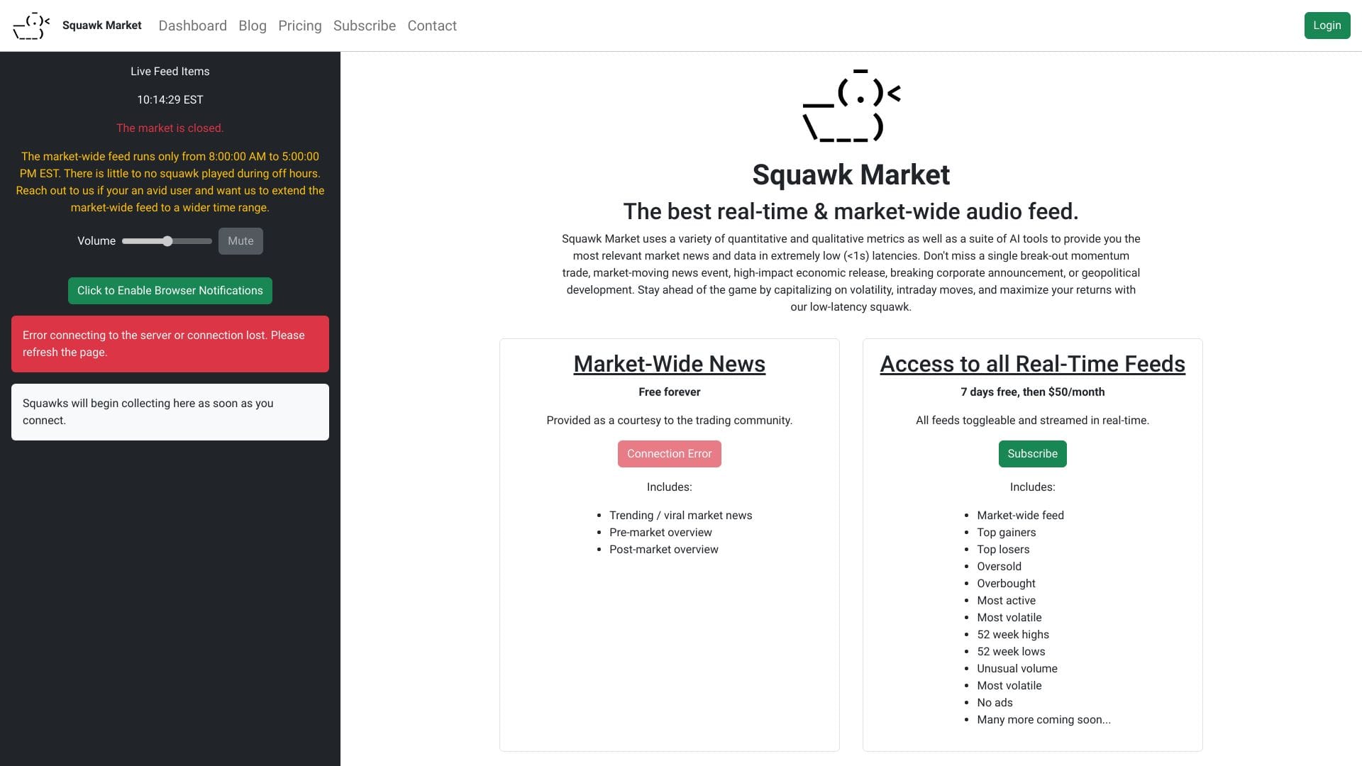 Squawk Market logo