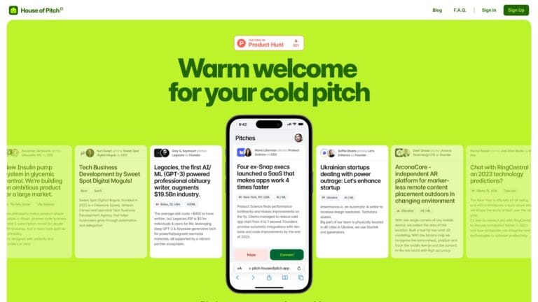 Top House Of Pitch AI Tool Review