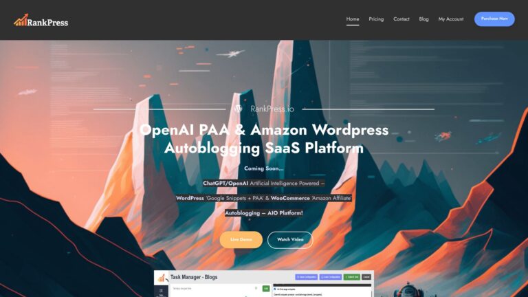 New Rankpress.io AI Tool Review