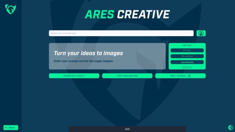 Trending Ares Creative AI Tool Review