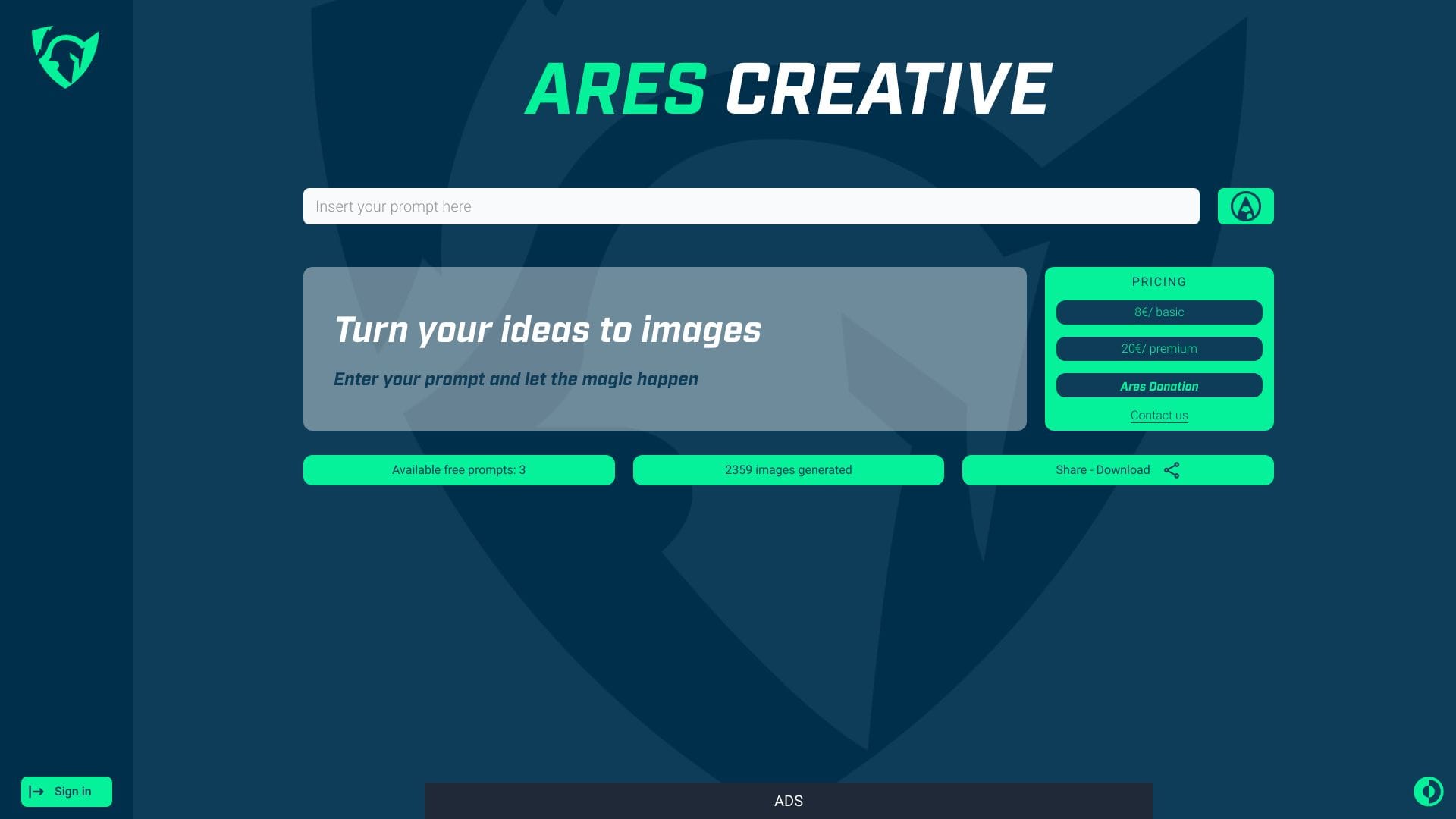 Ares Creative logo