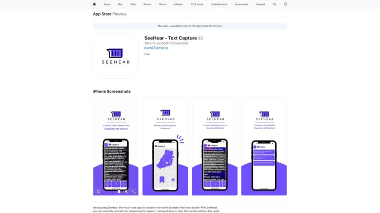 Smart Seehear AI Tool Review