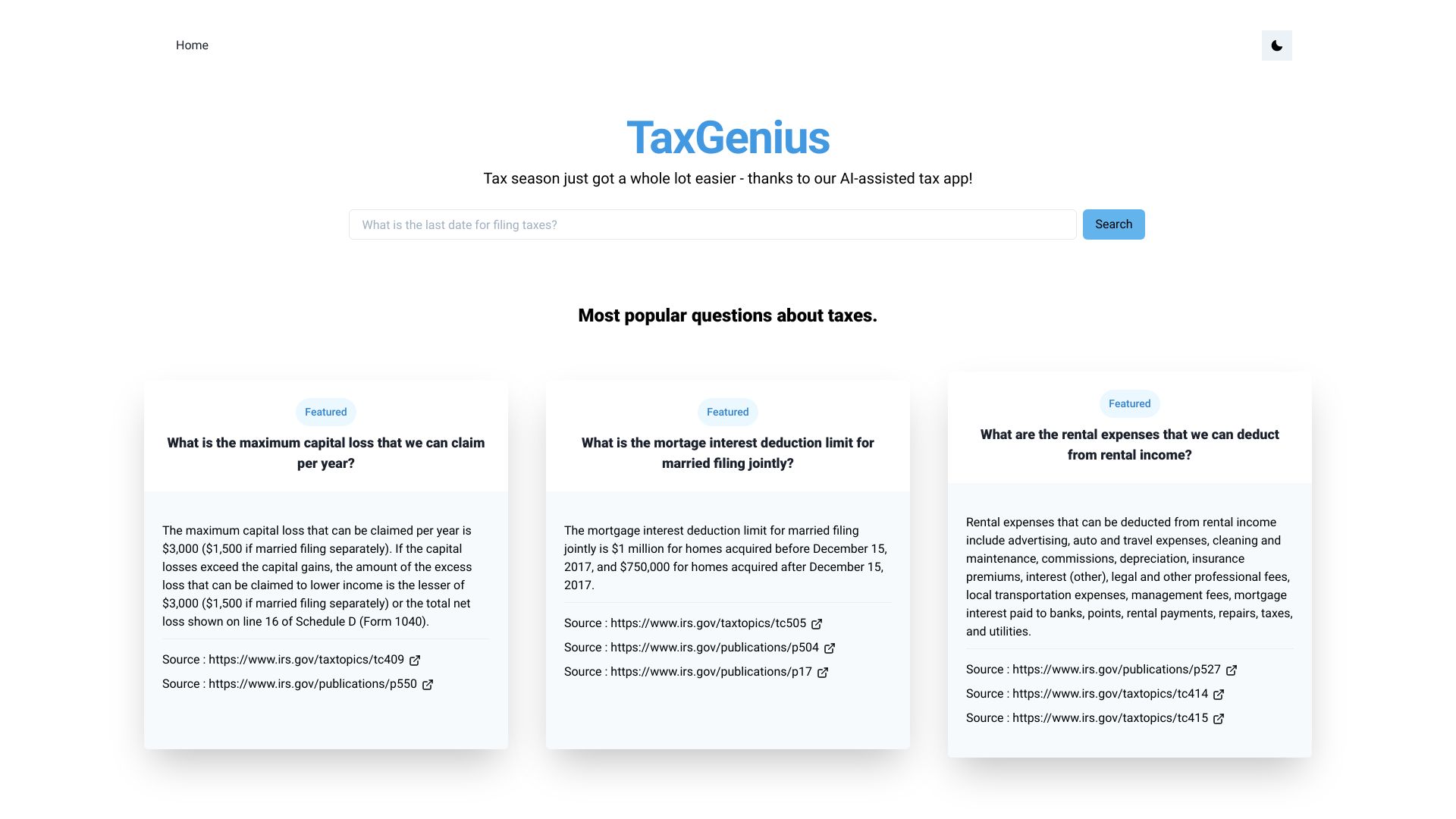 TaxGenius logo