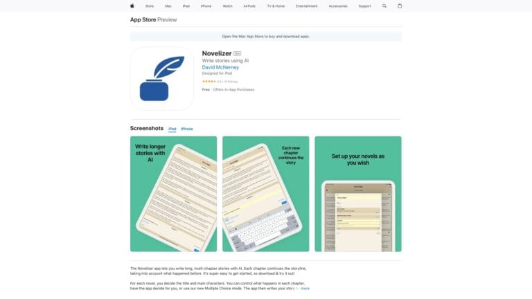 Smart Novelizer AI Tool Review