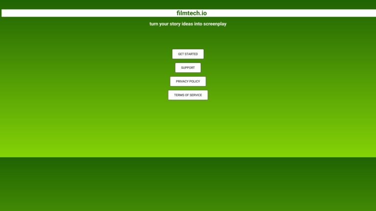 Trending Filmtech.io AI Tool Review