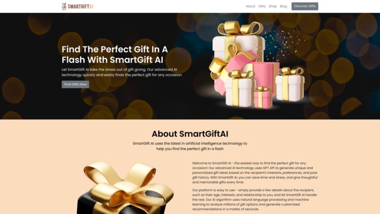 Popular Smartgiftai AI Tool Review