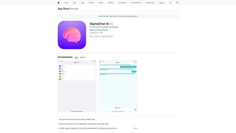 New Conflict• On The App Store AI Tool Review