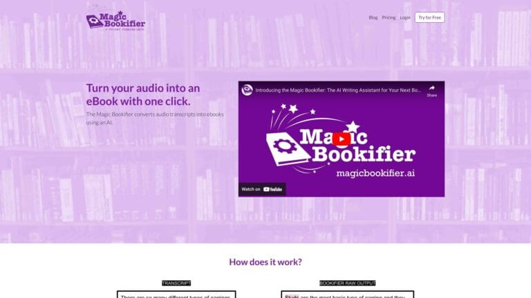 New Magic Bookifier AI Tool Review