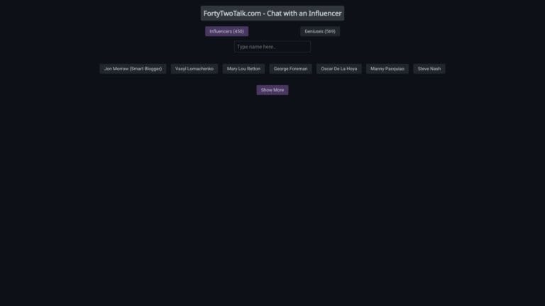 Popular Fortytwotalks.com AI Tool Review