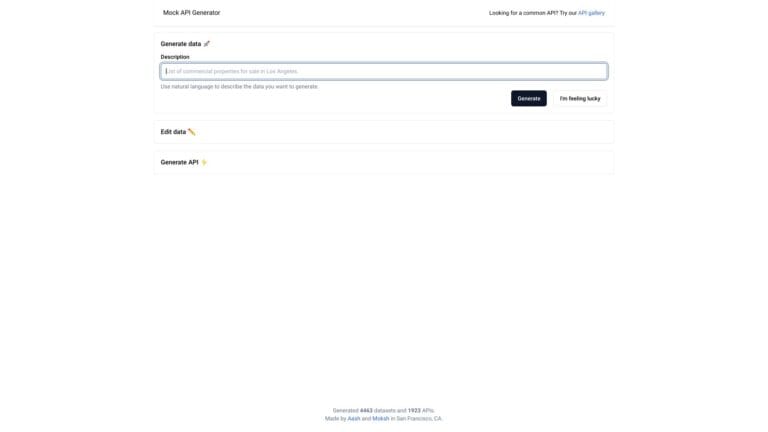New Mock Api Generator AI Tool Review