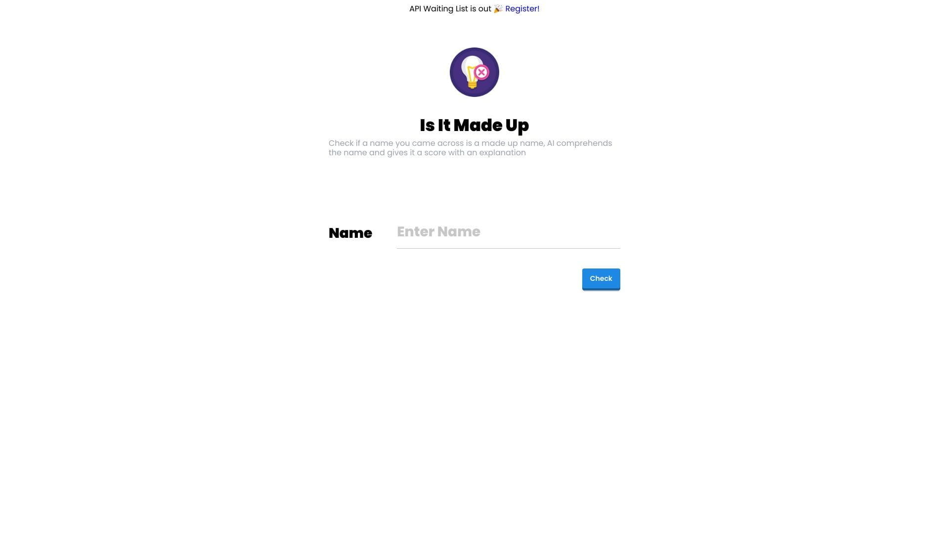 Is It Made Up logo