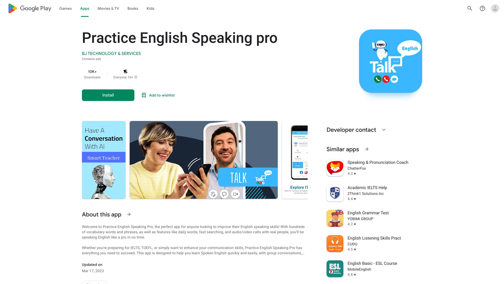 English Speak Easy logo