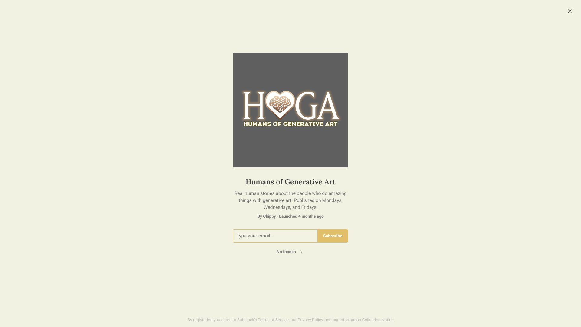 Humans of Generative Art logo