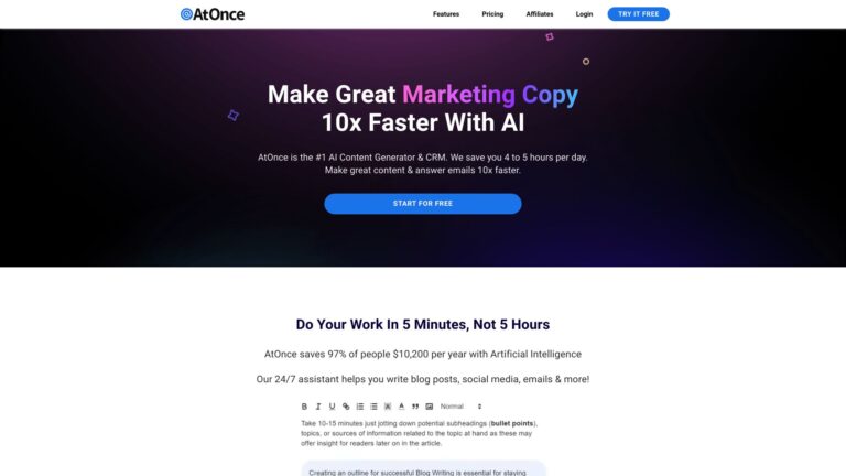 Innovative Atonce AI Tool Review