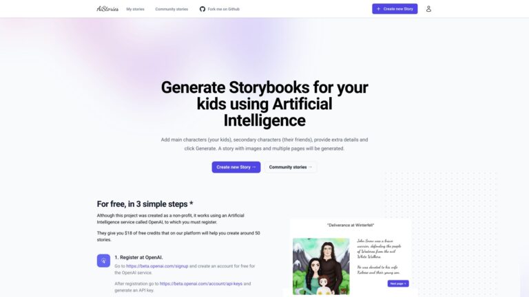 Advanced Story Generator AI Tool Review