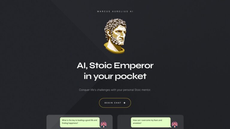Smart Marcusaurelius.ai AI Tool Review