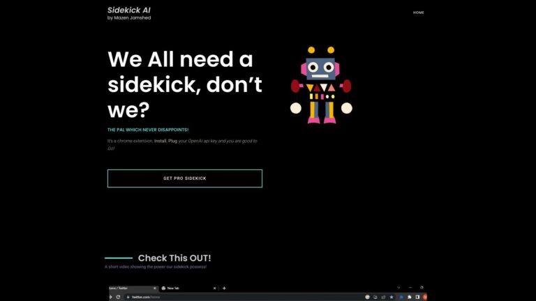 Popular Sidekick AI AI Tool Review