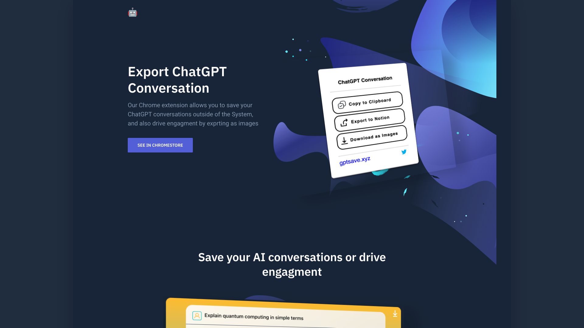 ChatGPT Exporter Chrome Extension logo