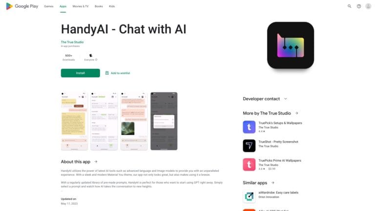 Free Handyai AI Tool Review