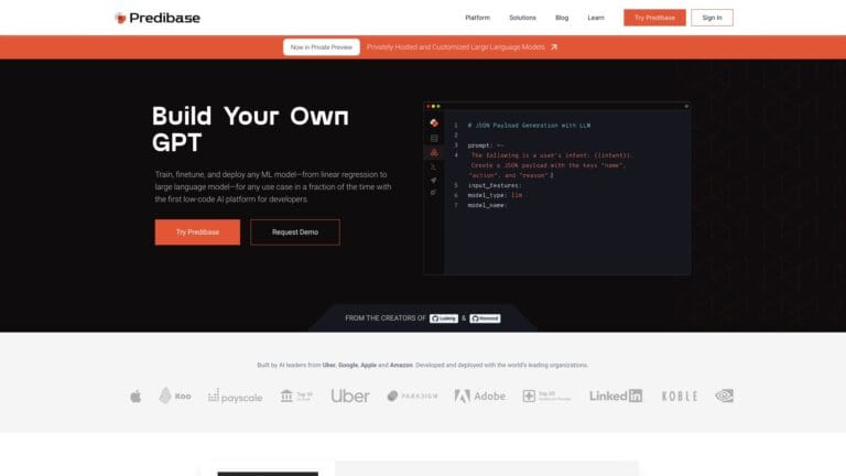 Smart Predibase AI Tool Review