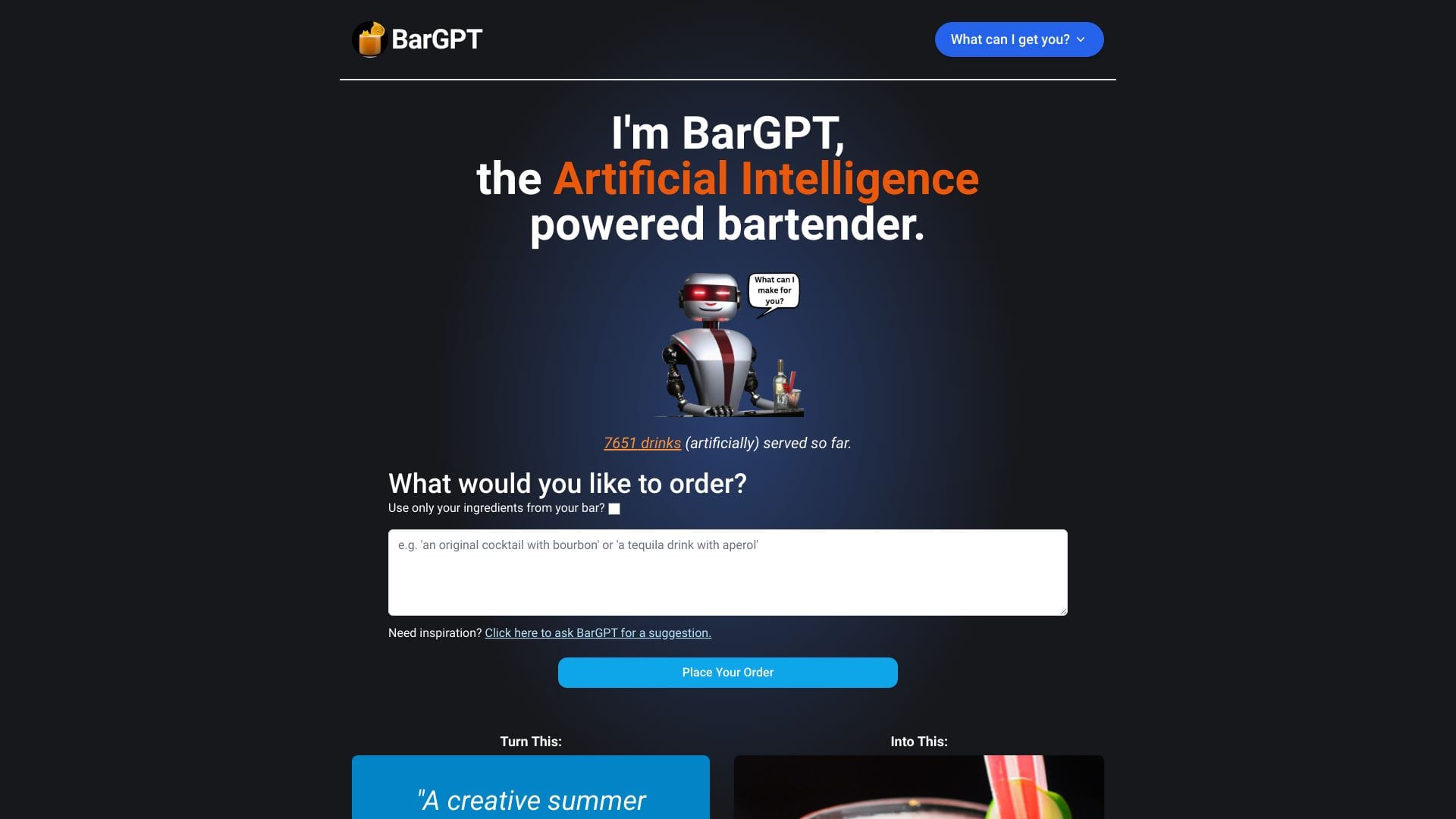 BarGPT logo