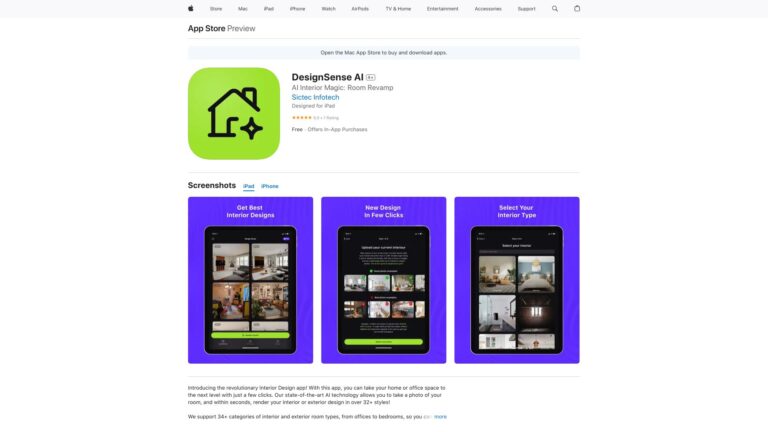 New Designsense AI AI Tool Review