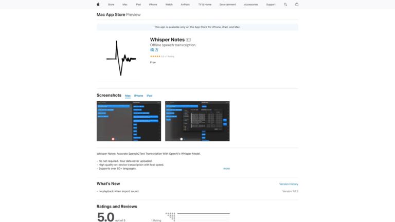 Smart Whisper Notes AI Tool Review