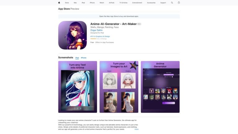 Free Anime AI Tool Review