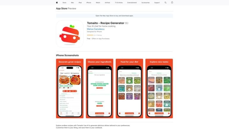 Advanced Tomaito AI Tool Review