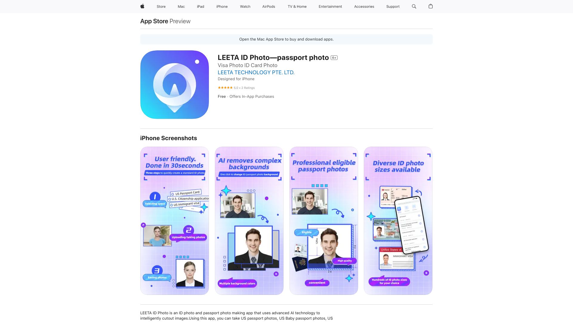 LEETA ID Photo logo