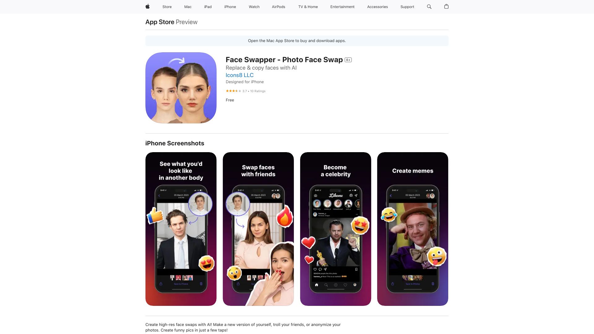 Face Swapper logo