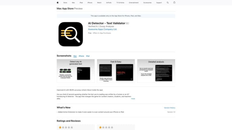 Trending AI Detector AI Tool Review