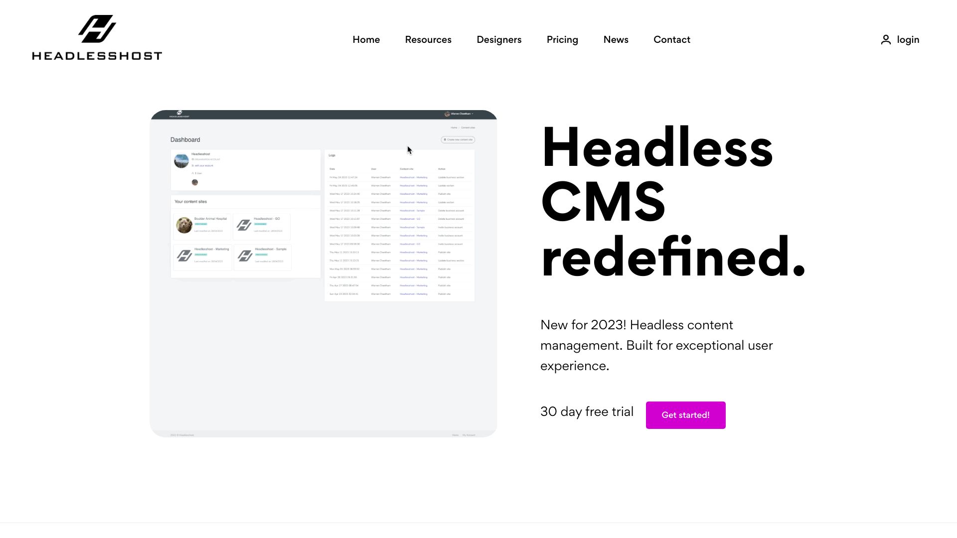 Headlesshost logo