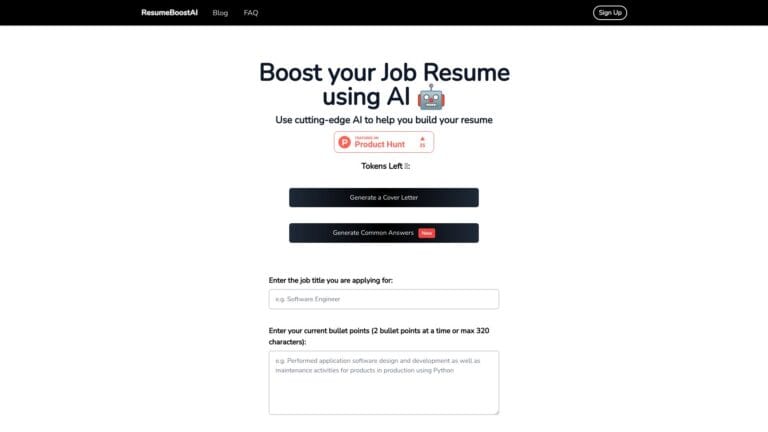 Popular Resumeboostai AI Tool Review
