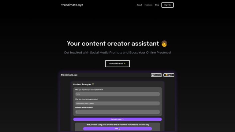 Advanced Trendmate.xyz AI Tool Review