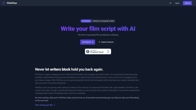Popular Filmflow AI Tool Review